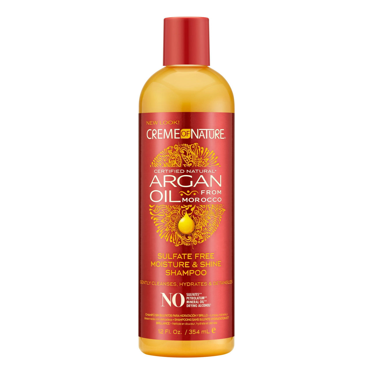 Creme of Nature Argan Oil Moisture and Shine Shampoo, 12 Oz